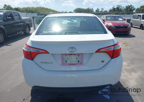 2014 Toyota Corolla S Plus z USA, uszkodzony, nr VIN 2T1BURHE5EC117152